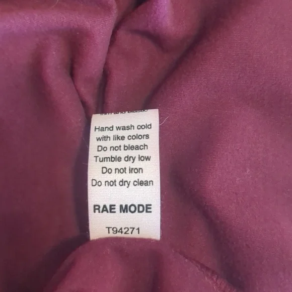 Burgundy Racerback Top By Rae Mode - Picture 6 of 7